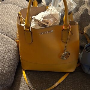 Michael Kors Mustard Yellow Tote